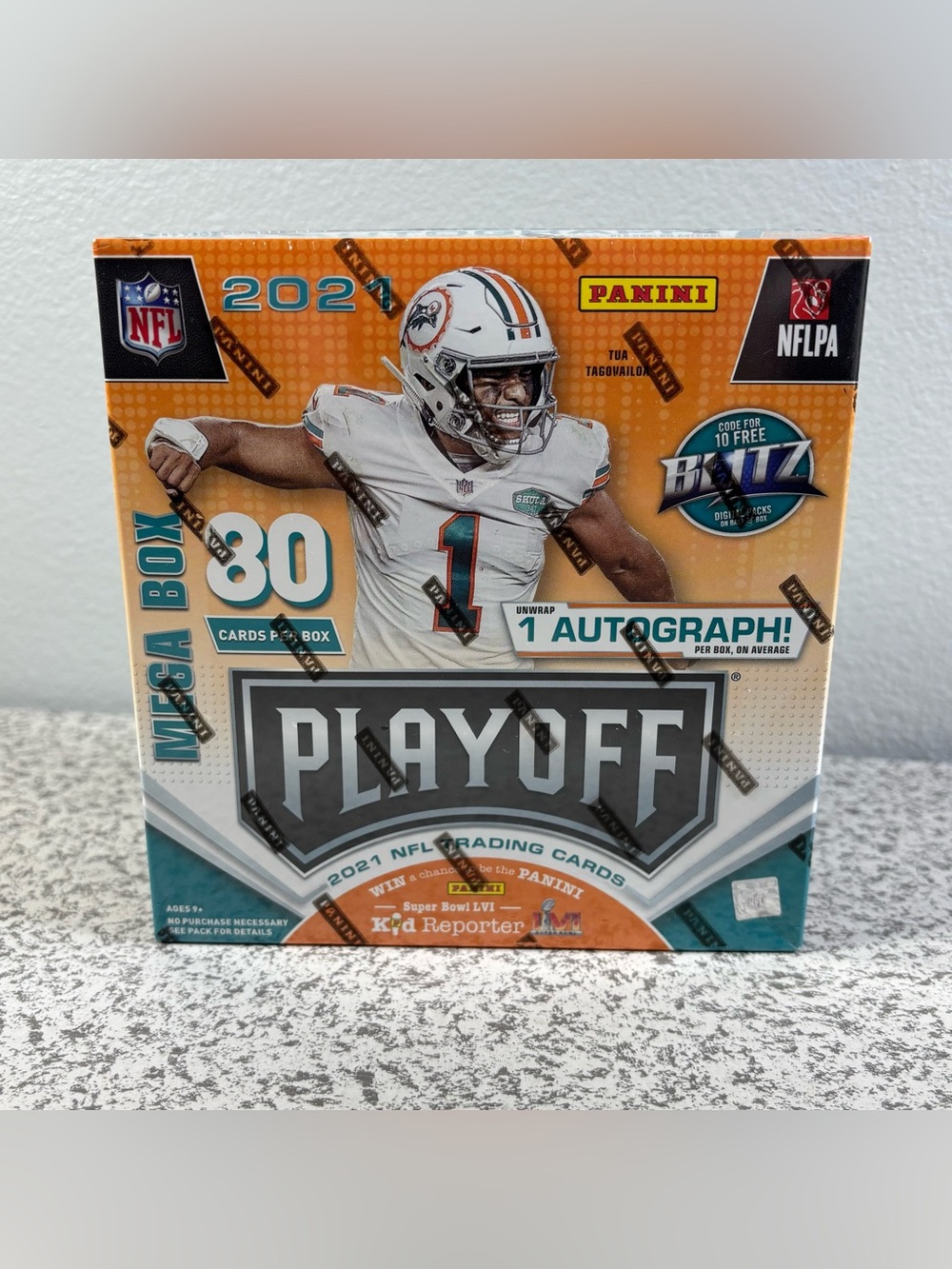 2021 Panini Playoff Football Sports Trading Card Mega Box Factory Sealed New